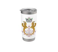 Iran Shahbanou Royal Blason Imperial Era Impératrice Couronne Gobelet isotherme en acier inoxydable double paroi