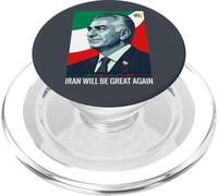 Iran Shir o Khorshid Lion & Sun Flag Emblème Reza Pahlavi Era PopSockets PopGrip pour MagSafe