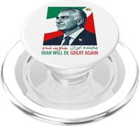 Iran Shir o Khorshid Lion & Sun Flag Emblème Reza Pahlavi Era PopSockets PopGrip pour MagSafe