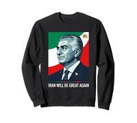 Iran Shir o Khorshid Lion & Sun Flag Emblème Reza Pahlavi Era Sweatshirt