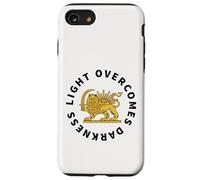 Iran Shiro Khorshid La lumière surmonte Les ténèbres Lion et Soleil Coque pour iPhone SE (2020) / 7/8