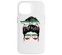 Iranian Girl Iran Drapeau iranien Fière femme iranienne Coque pour iPhone 14