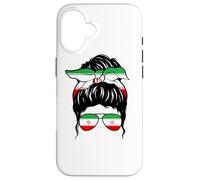 Iranian Girl Iran Drapeau iranien Fière femme iranienne Coque pour iPhone 16