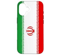 Iranian Patriotism Inspired Flag of Iran Coque pour iPhone 16