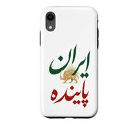 Iranian Shir o Khorshid Lion and Sun Vive l'Iran Persan Coque pour iPhone XR