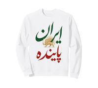 Iranian Shir o Khorshid Lion and Sun Vive l'Iran Persan Sweatshirt