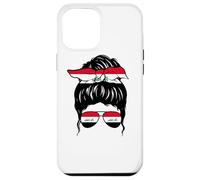 Iraqi Girl Irak Drapeau irakien Fière Femme irakienne Coque pour iPhone 12 Pro Max