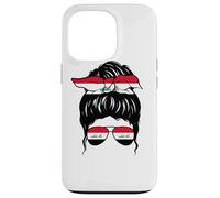Iraqi Girl Irak Drapeau irakien Fière Femme irakienne Coque pour iPhone 13 Pro