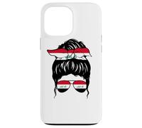 Iraqi Girl Irak Drapeau irakien Fière Femme irakienne Coque pour iPhone 13 Pro Max