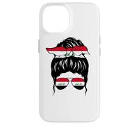 Iraqi Girl Irak Drapeau irakien Fière Femme irakienne Coque pour iPhone 14