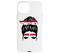 Iraqi Girl Irak Drapeau irakien Fière Femme irakienne Coque pour iPhone 15 Plus
