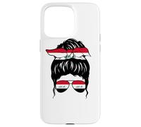 Iraqi Girl Irak Drapeau irakien Fière Femme irakienne Coque pour iPhone 15 Pro Max