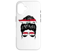 Iraqi Girl Irak Drapeau irakien Fière Femme irakienne Coque pour iPhone 16