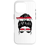 Iraqi Girl Irak Drapeau irakien Fière Femme irakienne Coque pour iPhone 16 Pro