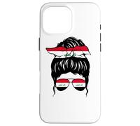 Iraqi Girl Irak Drapeau irakien Fière Femme irakienne Coque pour iPhone 16 Pro Max