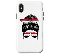 Iraqi Girl Irak Drapeau irakien Fière Femme irakienne Coque pour iPhone X/XS
