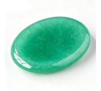 IRCKONCI 2 Pièces Cristal De Guérison Poli, Pierre De Palmier en Cristal 3-5 Cm | Pierre D’inquiétude De Poche, Massage, Tumblestone(Aventurine)