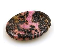 IRCKONCI 2 Pièces Cristal De Guérison Poli, Pierre De Palmier en Cristal 3-5 Cm | Pierre D’inquiétude De Poche, Massage, Tumblestone(Rose Quartz)