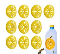 IRCKONCI Lot de 10 Pièges À Guêpes, Frelons, Piège À Frelon Asiatique, en Forme De Fleur - Réutilisables - pour Terrasse, Maison, Intérieur Et Extérieur, Efficace Et Durable