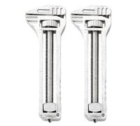 IRCKONCI Lot De 2 Outils Multifonctions Compacts En Titane, Mini Clé Multi-outils, Ouvre-bouteille Réglable, Extracteur De Clous, for Le Camping En Plein Air, La Randonnée