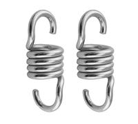 IRCKONCI Lot de 2 ressorts de hamac en métal pour balancelle de porche, 7 mm/8 mm, pour chaises hamac suspendues et balançoires de porche, sacs de sable (7 mm)