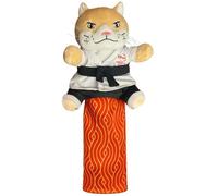 IRCKONCI Marionnette De Lutte for Chat Karate Kitty avec Manchon De Bras, Gant De Lutte for Chat, Jouet Interactif for Animaux De Compagnie, for Enfants Et Jeux en Famille(Orange)