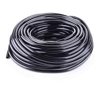 IRCKONCI Tuyau D'irrigation Goutte À Goutte, Diamètre Intérieur 4 Mm/extérieur 7 Mm, 30 Mètres, Noir, Flexible en PVC, for Arrosage du Jardin