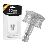 IREDOON Tête de Rechange pour meuleuse à Ongles pour Chien Casfuy et la Plupart des Marques, très Efficace, sûre et Durable (1 pièce)