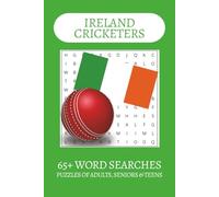 Ireland Cricketers Word Search Puzzle Book: Word Searches with Easy to Read Print about Irish Cricketers, Ireland, Cricket and more | 6x9 inches| 65+ ... . Gift for Vacations, Holiday and Free Times