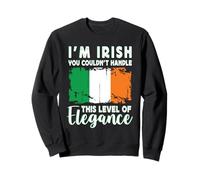 Ireland Flag Proud Elegant Irish Boyfriend Girlfriend Sweatshirt