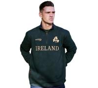 Ireland Gold Shamrock Quarter Zip Top
