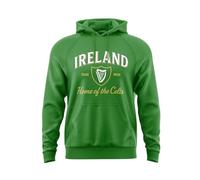 Ireland Home of The Celts Sweat à capuche irlandais Dublin unisexe pour adulte College Université Gaelic Hoodie Heritage, Vert irlandais, L