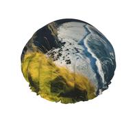 Ireland Outdoors County Clare The Cliffs Couvre-cheveux réutilisable double couche imperméable pour femme