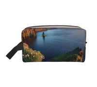 Ireland Outdoors County Clare The Cliffs Trousse de toilette de voyage à suspendre Grande capacité Organiseur polyvalent pour homme et femme