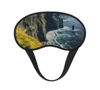 Ireland Outdoors Masque pour les yeux lavable Motif Clare The Cliffs pour adultes Pour dormir et dormir