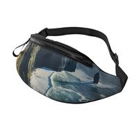 Ireland Outdoors Sac banane léger pour homme et femme Motif comté de Clare The Cliffs Accessoire de voyage pour randonnée, cyclisme, course à pied