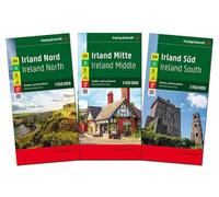 Ireland Road Map - 3 Map Set 1 150000 scale - Sheet map - G245z