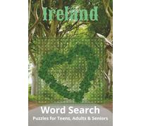 Ireland Word Search Book: Word Searches with Easy to Read Print about Ireland, Irish Culture, Luck of the Irish and More | 6x9 inches, 110 pages | 50+ ... … Gift for Vacations, Holidays and Free Times