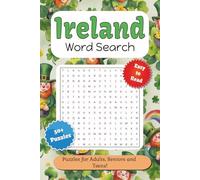 Ireland Word Search Puzzle Book: Word Searches with Easy to Read Print about Irish Castles, Shamrocks, Leprechauns and More | 6x9 inches, 110 pages | ... . . . for Holidays, Vacations and Free Time