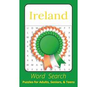Ireland Word Search: Word Searches with Easy to Read Print about Ireland, The Culture and More I 6x9 inches, 110 pages I 50+ Puzzles - Gifts for Teachers, Travelers or Relaxing