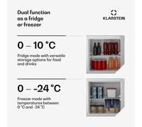 Irene Retro réfrigérateur/congélateur | 31 litres | Congélateur & réfrigérateur deux en un | économe C