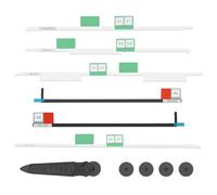 Irenwarl Bande Adhésive pour Écran LCD, Bande Adhésive, Bande de Remplacement Compatible avec Apple iMac 21.5 Pouces A1418 Retiona 2012-2015 avec Outils pour Ouvrir l'Écran LCD (Modèle mis à Jour)