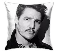 Ireser Pedro Pascal Taie d'oreiller imprimée duplex, douce et respirante, 45,7 x 45,7 cm