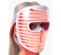 iRestore Illumina Masque facial LED - Outil de soin de la peau avancé avec thérapie rouge, infrarouge et lumière bleue, améliore le teint de la peau, favorise la brillance et soutient une