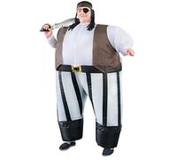 IRETG Déguisement Gonflable Pirates objet insolite costume gonflable adulte pour Halloween cosplay Roleplay Party Holiday Homme Femme
