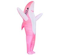IRETG Déguisement Gonflable Requins objet insolite Squalus paniculata Gonflable costume dinosaure Taille Adulte Shark Jumpsuit pour halloween cosplay