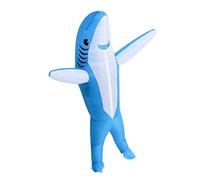 IRETG Déguisement Gonflable Requins objet insolite Squalus paniculata Gonflable costume dinosaure Taille Adulte Jaws Jumpsuit pour halloween cosplay