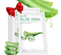 IREV Masque à l'aloe vera avec formule naturelle : nos masques sont enrichis avec les bienfaits de l'extrait d'aloe vera biologique naturel, connu pour ses propriétés hydratantes et hydratantes