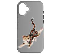 Irezumi Flash Tatouage Chat Chaton Coque pour iPhone 16