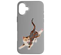 Irezumi Flash Tatouage Chat Chaton Coque pour iPhone 16 Plus